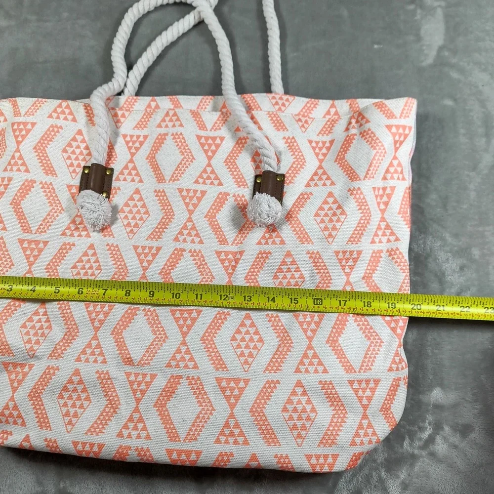 Rip Curl Tote Bag Womens Aloha‎ Beach Rope Handle Large Travel Surf Swim Pocket